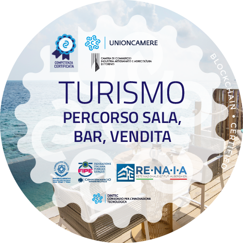 Turismo: percorso Sala, Bar, Vendita